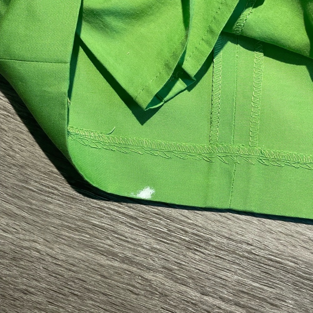 Elegant green strapless dress - Picture 8 of 10